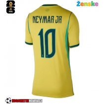 Ženske Nogometnih dresov Brazilija Neymar Jr #10 Domači SP 2026 Kratki rokavi